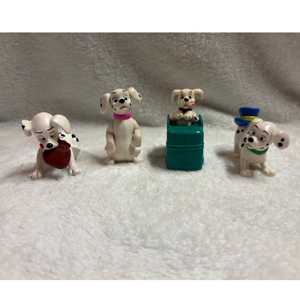 McDonald's Happy Meal Disney 101 Dalmatians Vintage Toys Figures Bus Lot